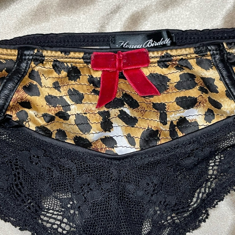 Honey Birdette Bonny Leopard 3 PC Set - Picture 9 of 10